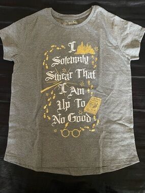 Harry Potter Kids' Gray 'I Solemnly Swear' Graphic Tee